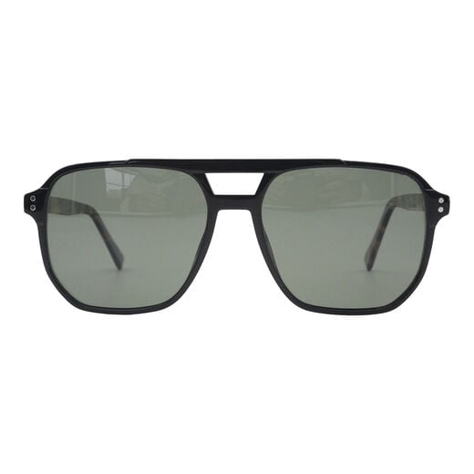 Black aviator sunglasses